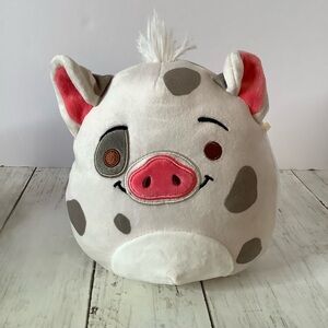 Squishmallow Disney Pua the Pig Plush 8" White Pink Gray Kelly Toys 2021